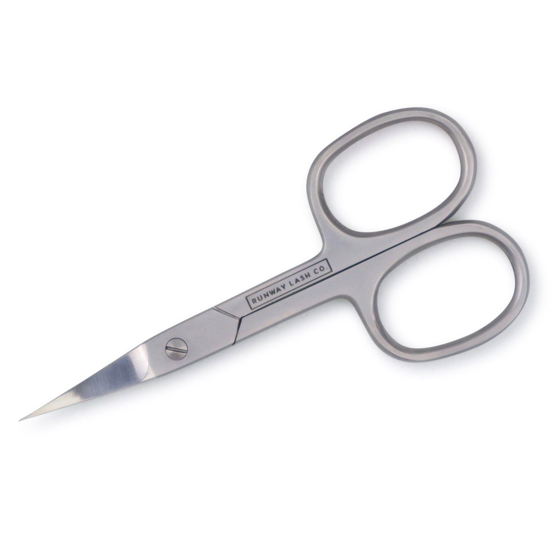 curved tip lash and brow scissors