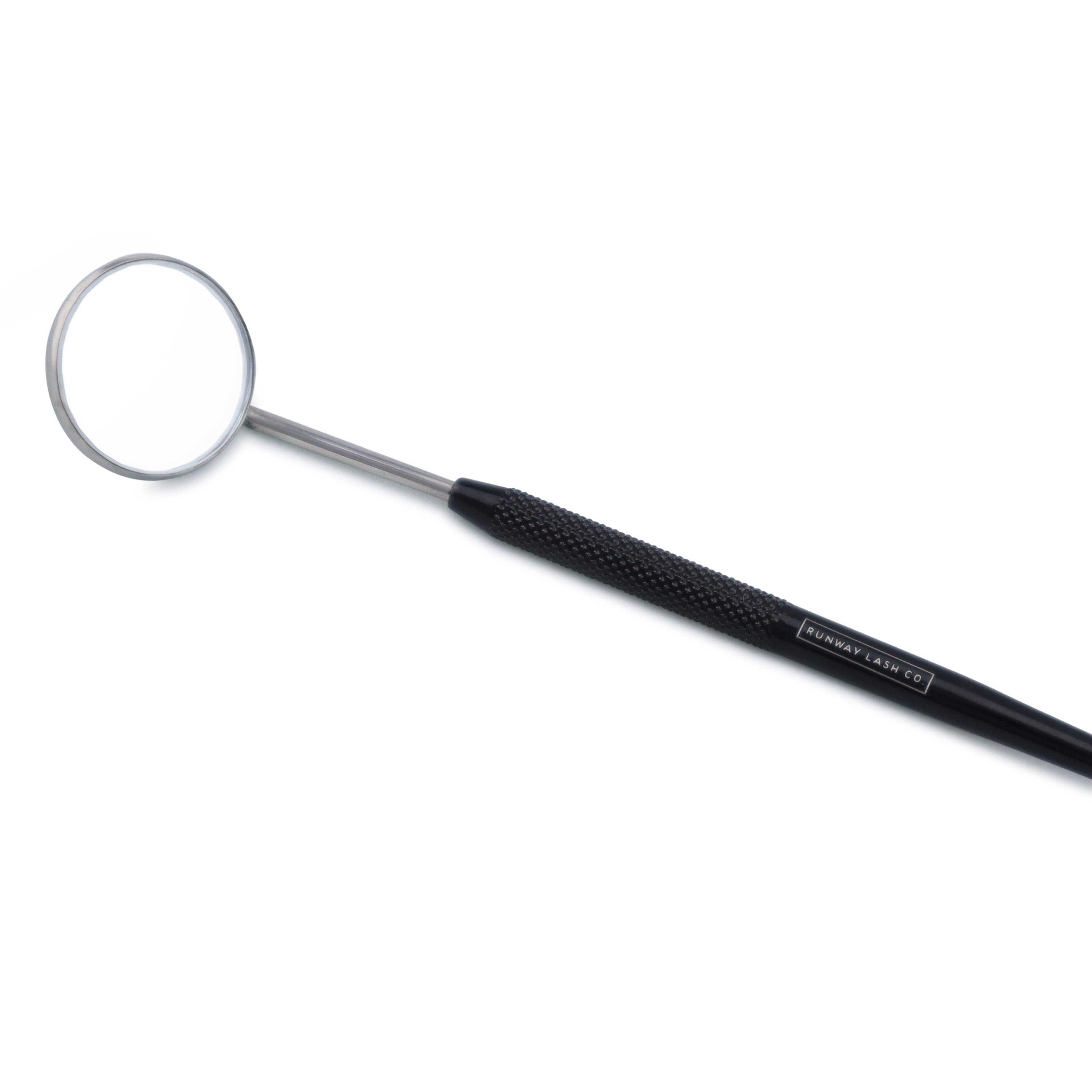 Dental mirror for eyelash extensions