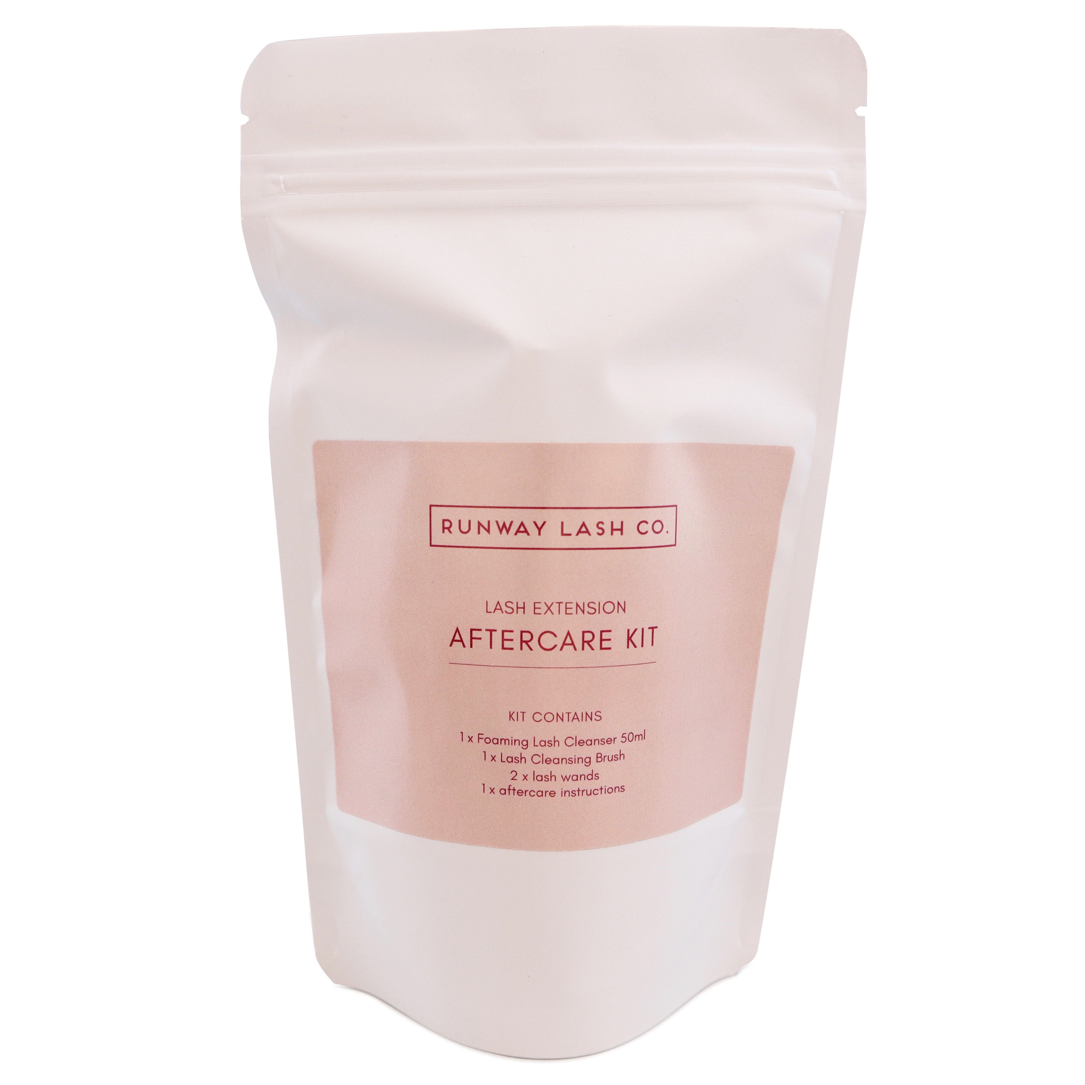 Eyelash extension aftercare kit