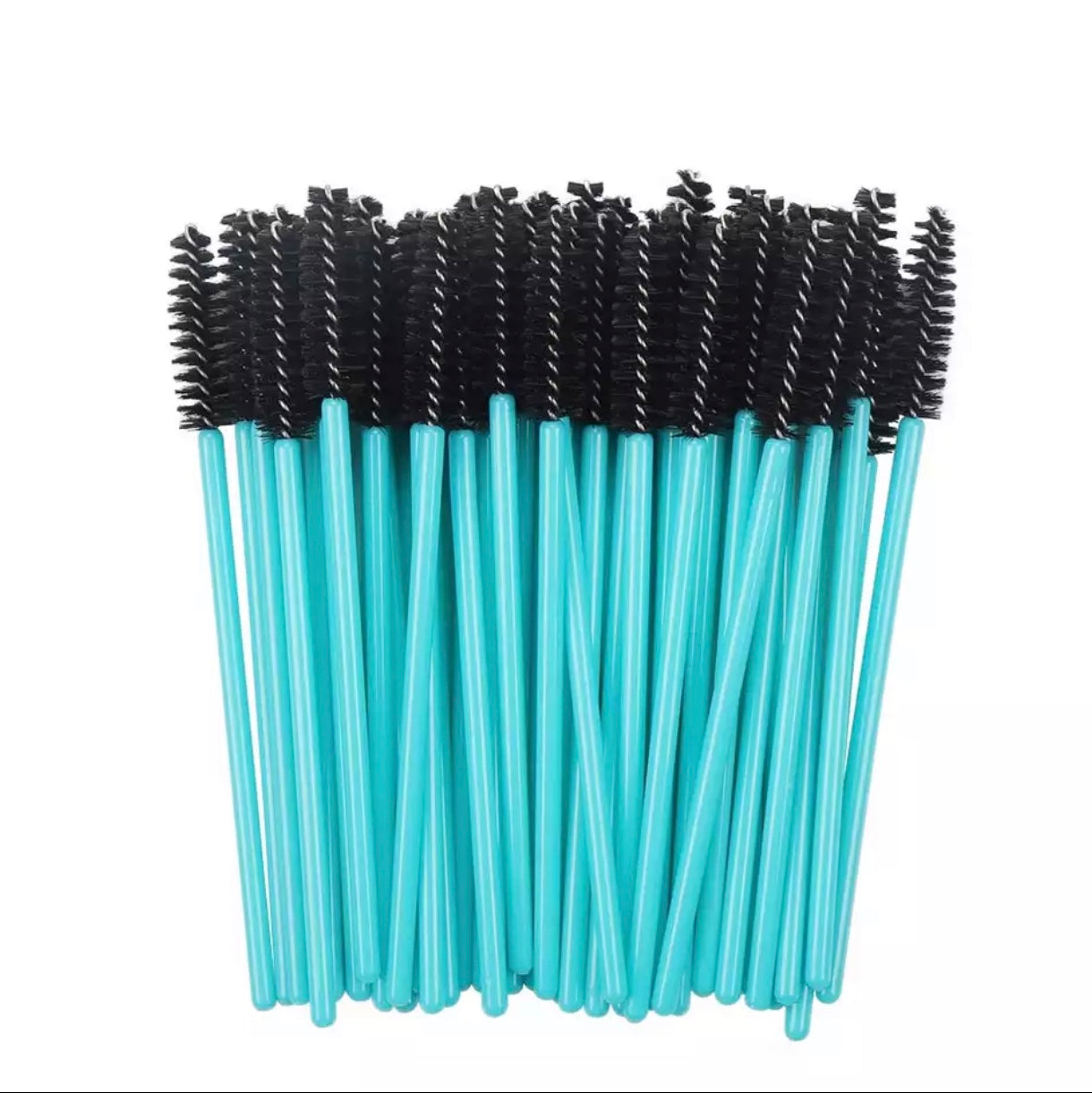 mascara wands, lash wands, mascara spoolies, 50 mascara wands for eyelash extensions, disposable lash wands