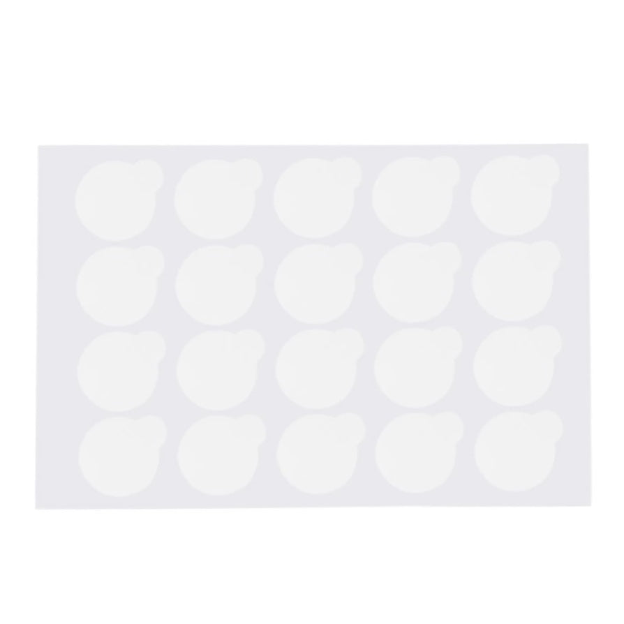 eyelash extension sticky dots, jade stone cover, glue stickers lash extension adhesive