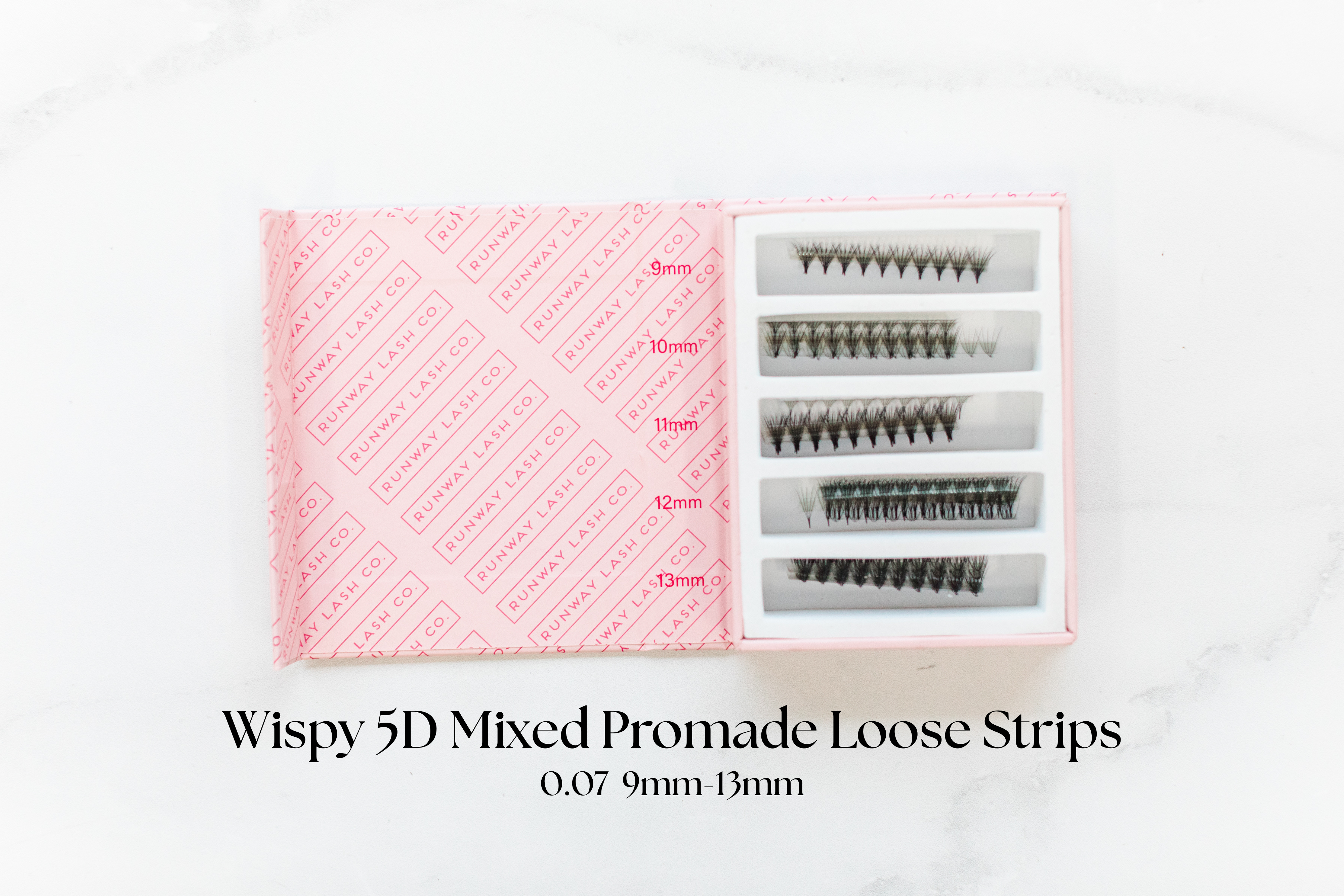 Wispy Mixed Promade Loose Strips - 1000 Fans