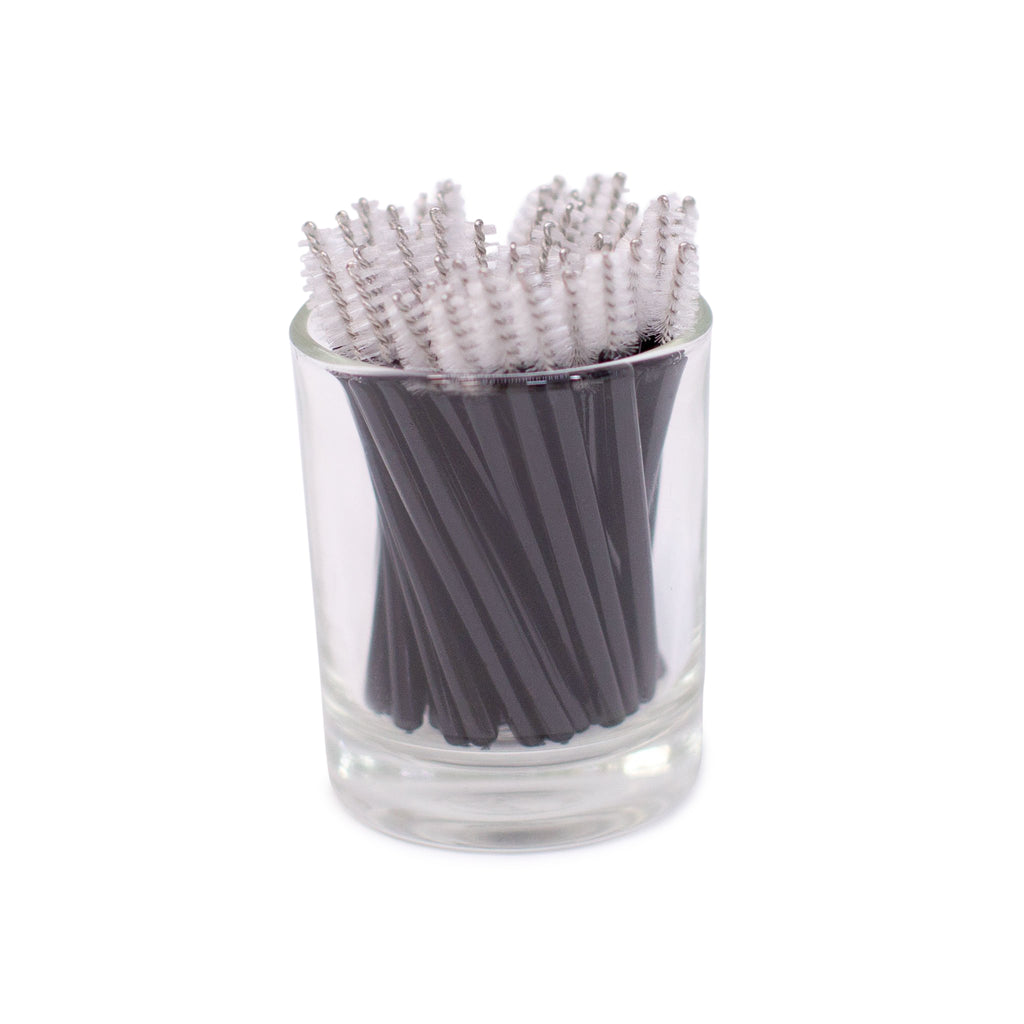 Micro size disposable mascara wand for lash extensions and makeup, mini lash wands, tiny mascara brush, disposable lash wand